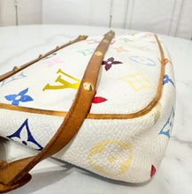 Load image into Gallery viewer, PRELOVED Louis Vuitton X Takashi Murakami Monogram Multicolor Blanc Pochette Accessories