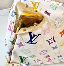 Load image into Gallery viewer, PRELOVED Louis Vuitton X Takashi Murakami Monogram Multicolor Blanc Speedy 30