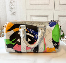 Load image into Gallery viewer, PRELOVED Louis Vuitton X Kidsuper BUNDLE Portrait Keepall Bandouliere 25 and Zippy Wallet