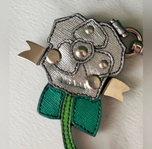 Load image into Gallery viewer, ⏳Last Call⏳Prada Rose Bag Charm Silver Hardware