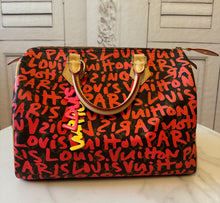 Load image into Gallery viewer, PRELOVED Louis Vuitton Bundle: Monogram Graffiti Speedy 30 / Zippy Wallet/ Bag Charm