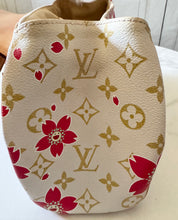 Load image into Gallery viewer, PRELOVED Louis Vuitton X Takashi Murakami Monogram Cherry Blossom Sac Retro Red