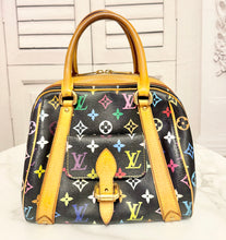 Load image into Gallery viewer, PRELOVED Louis Vuitton Takashi Murakami Multicolor Monogram Noir Priscilla