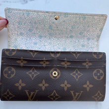 Load image into Gallery viewer, Louis Vuitton Monogram Fleuri Sarah Wallet