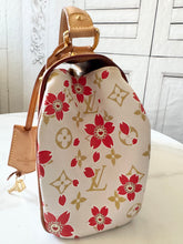 Load image into Gallery viewer, PRELOVED Louis Vuitton X Takashi Murakami Monogram Cherry Blossom Sac Retro Red