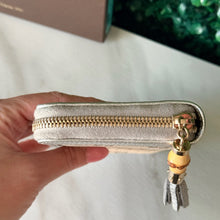 Load image into Gallery viewer, GUCCI Metallic Monogram Zippy Wallet