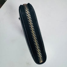 Load image into Gallery viewer, Prada Black Vitello Continental Zippy Wallet