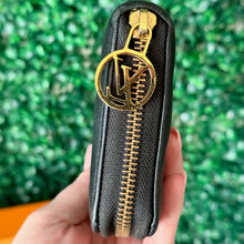 Load image into Gallery viewer, Louis Vuitton Lambskin Embossed Monogram Coussin Zippy Wallet