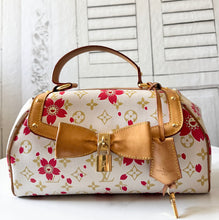 Load image into Gallery viewer, PRELOVED Louis Vuitton X Takashi Murakami Monogram Cherry Blossom Sac Retro Red