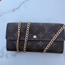 Load image into Gallery viewer, Louis Vuitton Monogram Fleuri Sarah Wallet