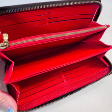 Load image into Gallery viewer, Louis Vuitton Monogram Zippy Wallet Cherry Red