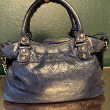 Load image into Gallery viewer, Balenciaga Town Navy Giant Silver Hardware