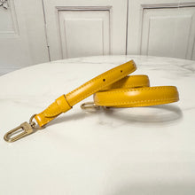 Load image into Gallery viewer, Louis Vuitton Adjustable Yellow Leather Crossbody Strap