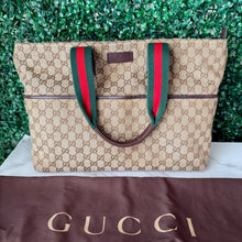 Load image into Gallery viewer, Gucci GG Canvas Diaper Bag