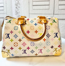 Load image into Gallery viewer, PRELOVED Louis Vuitton X Takashi Murakami Monogram Multicolor Blanc Speedy 30