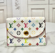 Load image into Gallery viewer, PRELOVED Louis Vuitton Takashi Murakami Multicolor Blanc Card Holder