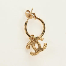 Load image into Gallery viewer, CHANEL CC Hoop Earrings