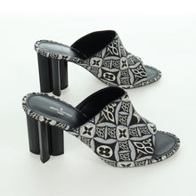 Load image into Gallery viewer, Louis Vuitton 1854 Flower Hill Silhouette Mule Heels Size 39