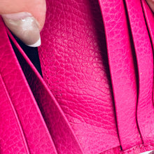 Load image into Gallery viewer, Gucci Calfskin Wallet Hot Pink