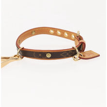 Load image into Gallery viewer, Louis Vuitton Monogram Baxter Dog Collar and Leash Set