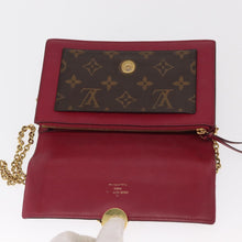 Load image into Gallery viewer, Louis Vuitton Monogram Flore Chain Wallet Fuchsia