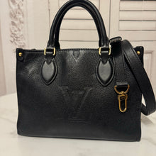 Load image into Gallery viewer, Louis Vuitton Empreinte Monogram Giant Onthego PM Black