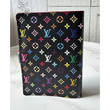 Load image into Gallery viewer, Louis Vuitton Takashi Murakami Monogram Multicolor Noir Small Ring Agenda