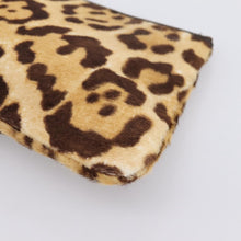 Load image into Gallery viewer, CHRISTIAN DIOR Leopard Print Calf hair Clutch