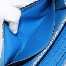 Load image into Gallery viewer, Hermes Evelyne Long Wallet Bleu Hydra