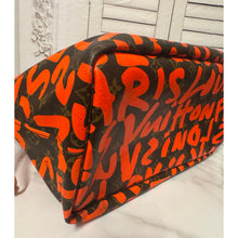 Load image into Gallery viewer, PRELOVED Louis Vuitton X Stephen Sprouse Graffiti Neverfull GM Orange