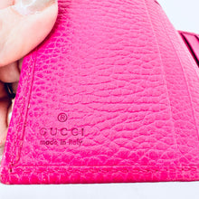 Load image into Gallery viewer, Gucci Calfskin Wallet Hot Pink