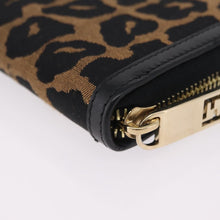 Load image into Gallery viewer, Fendi Leopard Zippy Wallet