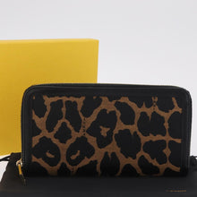 Load image into Gallery viewer, Fendi Leopard Zippy Wallet