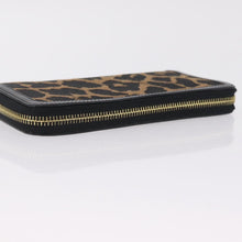 Load image into Gallery viewer, Fendi Leopard Zippy Wallet