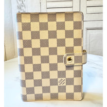 Load image into Gallery viewer, Louis Vuitton Damier Azur Medium Ring Agenda