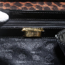 Load image into Gallery viewer, Loewe Velazquez Patent leather Leopard Top Handle Bag
