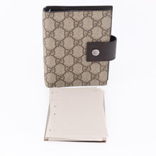 Load image into Gallery viewer, GUCCI Supreme Canvas Small Ring Agenda