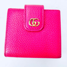 Load image into Gallery viewer, Gucci Calfskin Wallet Hot Pink
