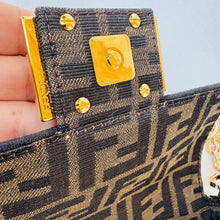 Load image into Gallery viewer, ✨💎Two Piece Thursday Bundle💎✨Fendi Zucchino Jacquard Zucca FF Mini Baguette and Wallet