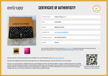 Load image into Gallery viewer, PRELOVED Louis Vuitton Takashi Murakami Monogram Multicolor Noir Sarah Wallet