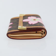 Load image into Gallery viewer, Louis Vuitton Takashi Murakami Cherry Blossom Porte Monnaie Plat Card Case