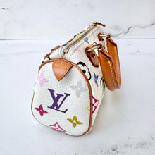 Load image into Gallery viewer, Louis Vuitton X Takashi Murakami Multicolor Blanc Monogram Mini Speedy