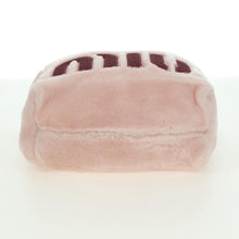 Load image into Gallery viewer, Miu Miu Pink Shearling Sequin Logo Tote with Pouch