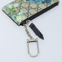 Load image into Gallery viewer, Gucci Supreme Monogram Blooms Key Ring Coin Case