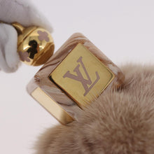 Load image into Gallery viewer, Louis Vuitton Mink Fur Fluffy Bag Charm Blush