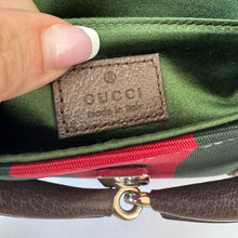Load image into Gallery viewer, Gucci Horsebit NM Web Chain Clutch GG Canvas Small