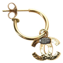 Load image into Gallery viewer, CHANEL CC Hoop Earrings