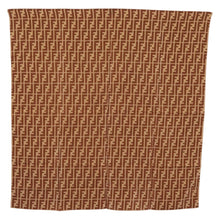 Load image into Gallery viewer, FENDI Logo Silk Square 35" Scarf