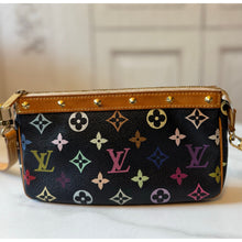 Load image into Gallery viewer, Louis Vuitton X Takashi Murakami Multicolor Noir Pochette Accessories