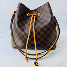 Load image into Gallery viewer, Louis Vuitton Damier Ebene Neonoe MM Safran